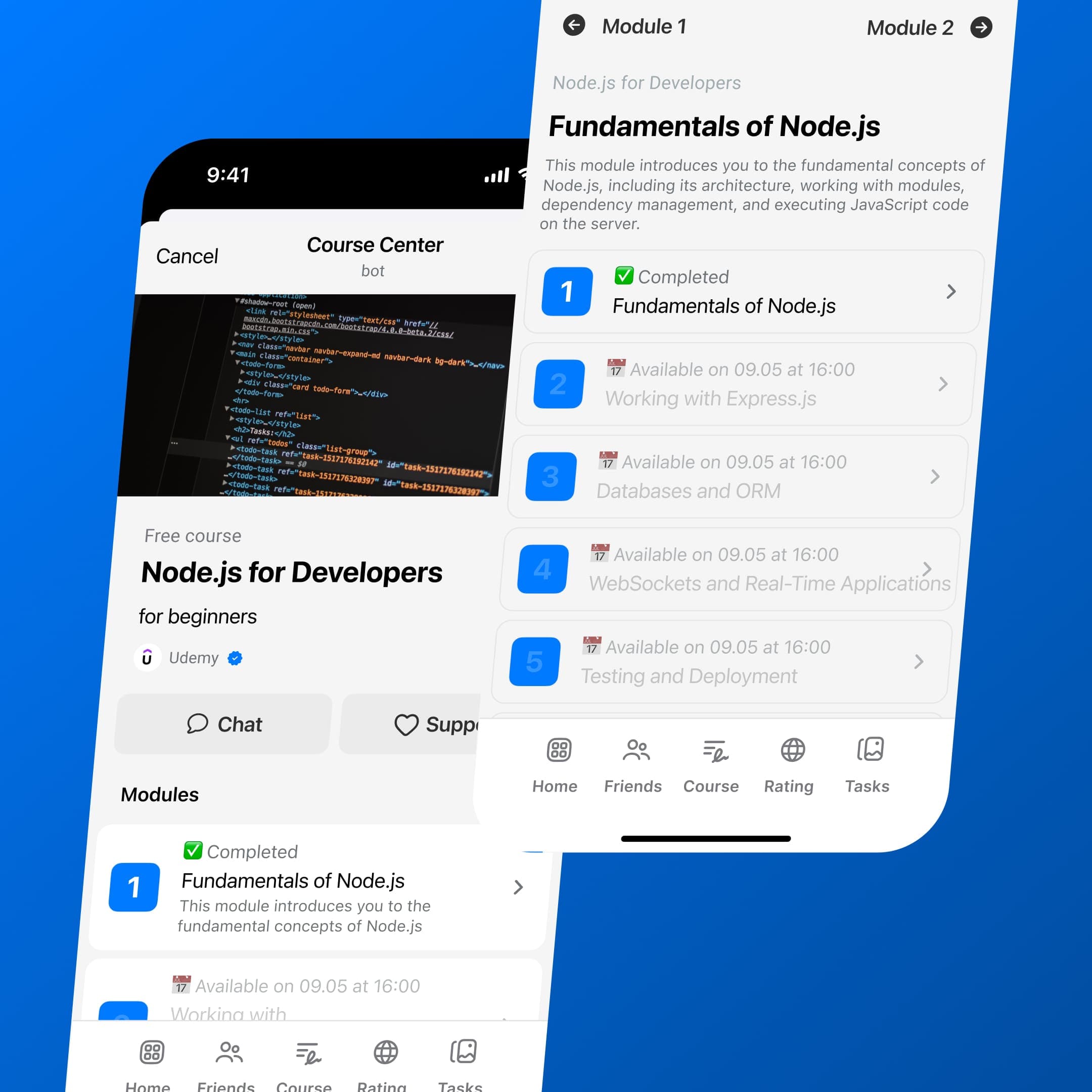 Course Center screenshot 3